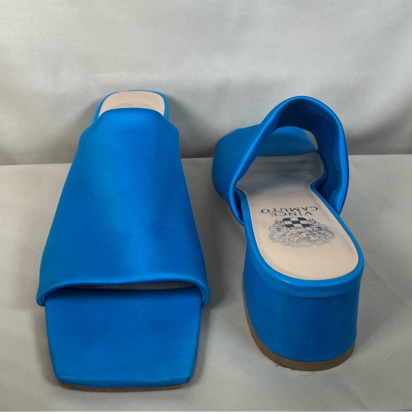 Vince Camuto Vibrant Blue Mules - Picture 5 of 12